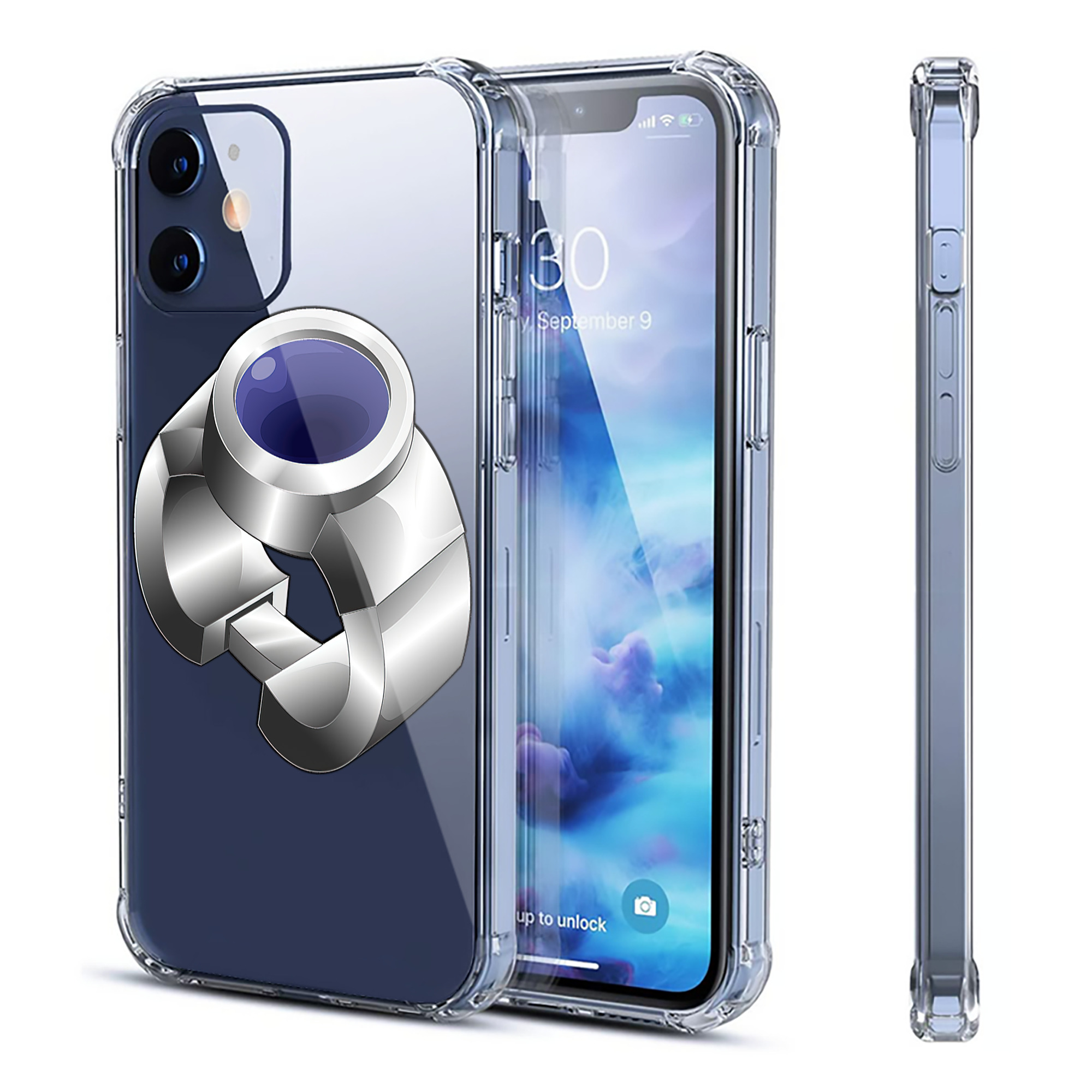 （画像用） 遊☆戯☆王 Yu-Gi-Oh! 【iPhone 12シリーズ対応】透明スマホケース（クリアソフトケース）